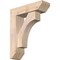 Ekena Millwork Westlake Slat Smooth Bracket w/ Offset Brace, Douglas Fir, 5 1/2"W x 18"D x 22"H BKT0604X18X22WTL06SDF - alternate 1